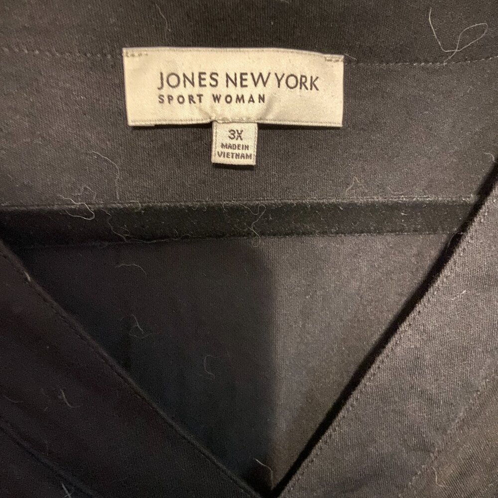 JONES NEW YORK RUFFLED TOP, SIZE 3X, NWOT - Picture 2 of 3